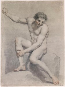Istuva miesalaston tekijältä Anton Raphael Mengs