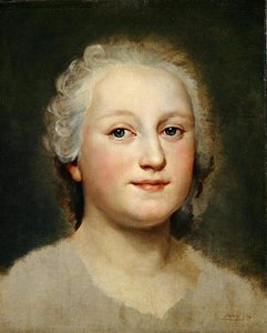 Naisen muotokuvatutkimus (öljy kankaalle lyijylevyllä) tekijältä Anton Raphael Mengs