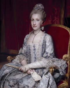 Espanjalaisen Infanta Maria Luisan muotokuva 1745-1792, Pyhän Rooman keisarinna, 1770 tekijältä Anton Raphael Mengs