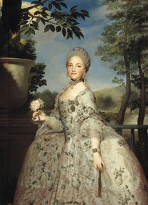 Muotokuva Maria Luisa Parmasta Asturian prinsessana, n. 1764-1765 tekijältä Anton Raphael Mengs