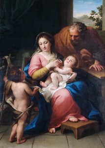 Pyhä perhe ja Johanneksen lapsi tekijältä Anton Raphael Mengs