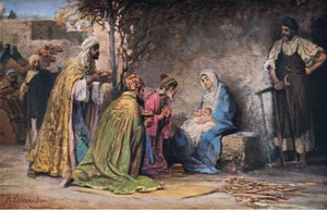 The Adoration, The John Winston Companyn julkaisemasta Hulberts Story of the Bible -julkaisusta, 1932