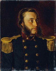 Laivanrakennusinsinööri Josef von Romako luutnanttina