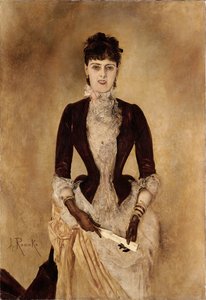 Isabella Reisserin muotokuva tekijältä Anton Romako