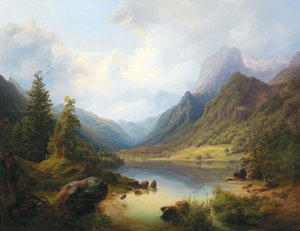 Näkymä Hintersee ja Reiteralm