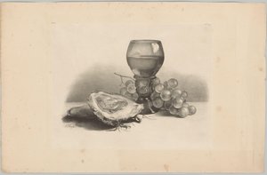 Asetelma lasilla, ostereilla ja viinirypäleillä Flower and Fruit Studies (...) 3. jakso (sarjan nimi)