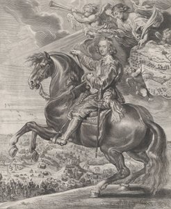 Itävallan Cardinal-Infante Ferdinandin muotokuva hevosen selässä, n. 1630-54. tekijältä Anton van der Does