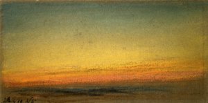 Auringonlasku tekijältä Frederick (attr. to) Barnard