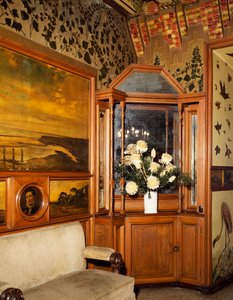 Ruokasali, Casa Vicens, Barcelona, arkkitehti Antoni Gaudi. Espanja