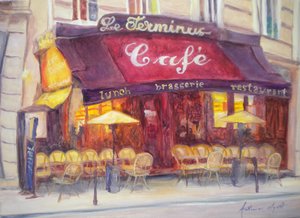 Cafe le Terminus, 2010 tekijältä Antonia Myatt