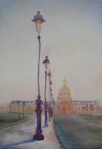 Lampunpylväs Tuomiokirkon edessä, 2010 tekijältä Antonia Myatt