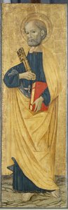Apostoli Pietari, n. 1500 (tempera poppelipuulla) tekijältä Antoniazzo Romano
