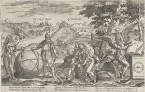 Väärä maailma, 1579 Väärä Weerelt / Le Monde a rebous (otsikko esineessä) Allegoriat Alankomaiden poliittisesta tilanteesta vuosina 1576-1579 (sarjan nimi)