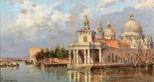 Antonietta Brandeis Dogana ja Santa Maria della Salute (Santa Maria della Salute)