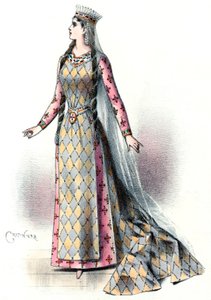 Massenet - Esclarmonde - Sibyl Sanderson, Esclarmonden rooli, 1. näytöksen 2. kohtaus - Antonin-Marie Chatinière, 1889