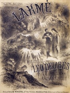Lakmen juliste, ooppera Edmond Gondinet