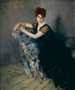 Nainen mustassa