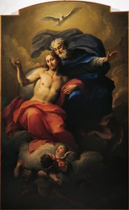 Glory of St Ignatius, Antonio Balestra (1666-1740) (öljy kankaalle)
