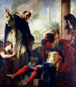 Italian: Miracle of St. Dominic Miracle of St. Dominic (Pyhän Dominikuksen ihme) tekijältä Antonio Balestra