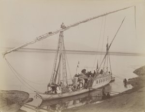 Dahabieh Luxorissa tekijältä Antonio Beato