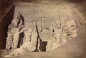 Ramses II:n temppeli, Abu Simbel tekijältä Antonio Beato