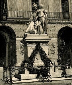 Francesca Capecen (1769-1848) muistomerkki, Antonio Bortone (1844-1938), Maglie, Apulia, Italia tekijältä Antonio Bortone
