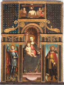 Polyptyykki Our Lady of Consolationin polyptyykki tekijältä Antonio Brea