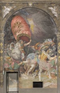 Antonio Campin (1523-1587) Pyhän Paavalin freskon käännös Milanon San Paolo Converson kirkko Italia