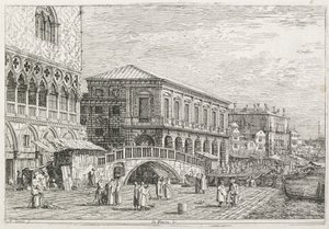 Näkymät: Vankila, Venetsia tekijältä Antonio Canaletto