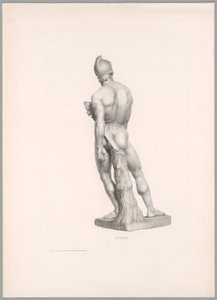 Ajax, takanäkymä, teoksesta Oeuvre de Canova tekijältä Antonio Canova