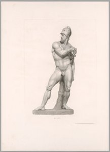 Ajax, etunäkymä, teoksesta Oeuvre de Canova tekijältä Antonio Canova