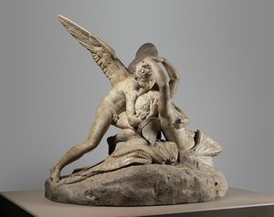 Amor ja Psyche, 1794 (kipsi) tekijältä Antonio Canova