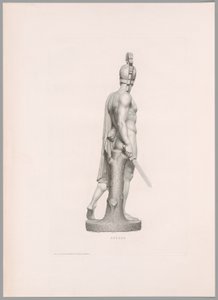 Ettore, sivukuva, teoksesta Oeuvre de Canova tekijältä Antonio Canova