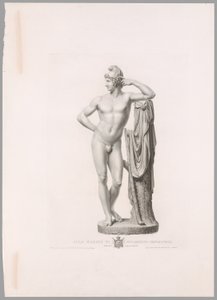 Pariisi nojaa puunrunkoon, etunäkymä, Oeuvre de Canovasta (Oeuvre de Canova) tekijältä Antonio Canova