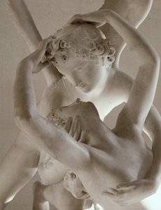 Psyken herättää henkiin Amorin suudelma ... tekijältä Antonio Canova