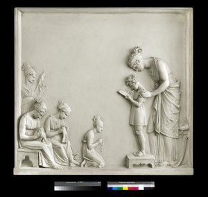 Opetus, 1795 (kipsi) tekijältä Antonio Canova