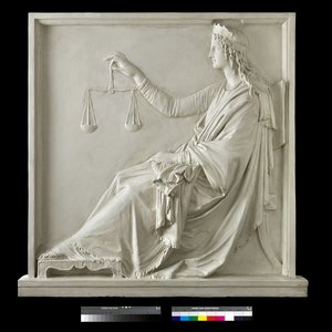 Oikeus, 1793 (kipsi) tekijältä Antonio Canova