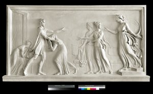 Telemakhoksen paluu, 1787-90 (kipsi) tekijältä Antonio Canova
