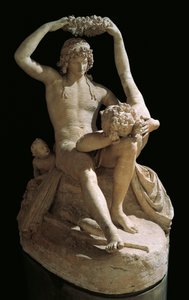 Venus Crowning Adonis, Antonio Canova (1757-1822), kipsi