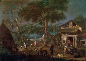Italian maisema, 1750-1795