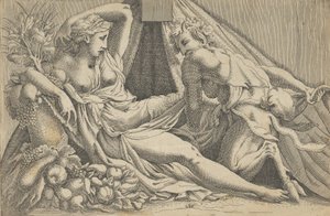 Jupiter ja Antiope, 1540-45.