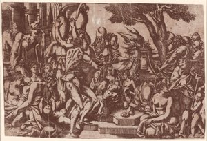Uhri Priapukselle tekijältä Antonio Fantuzzi after Rosso Fiorentino