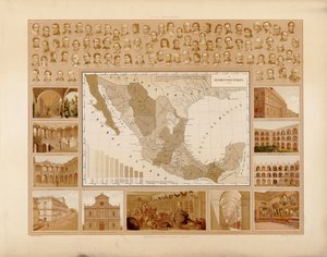 Atlas-maalaus on Meksikon yhdysvaltojen historiaa.