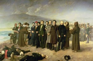 Jose Maria de Torrijos y Uriarten (1791-1831) ja hänen seuralaistensa teloitus vuosina 1831, 1888