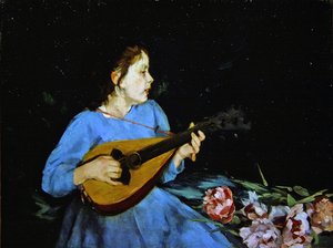 Mandoliinisoitin (öljy kankaalle)