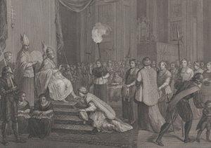 Paavi Pius VI:n kruunaus, 1801. tekijältä Antonio Poggioli