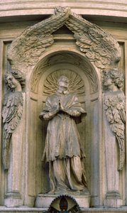 Pyhä Carlo Borromeo rukouksessa