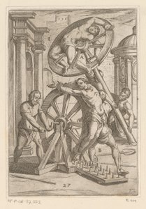Kidutus terävillä päillä ja pyörillä Kristittyjen marttyyrien kärsimät kidutukset (sarjan nimi) Varia tormentorum et supplicioru crudelium (...) (sarjan nimi)