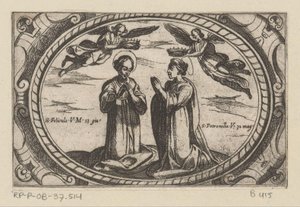 H. Felicula teoksessa H. Petronilla Romainse martelaressen (sarjan nimi) Imagini di many virgini Rome nel martyrio (sarjan nimi) tekijältä Antonio Tempesta
