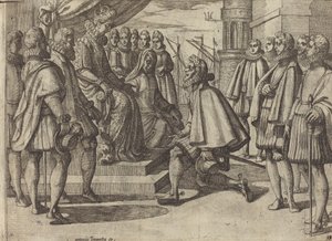 Espanjan herttua ennen Itävallan Margaretta [verso] tekijältä Antonio Tempesta